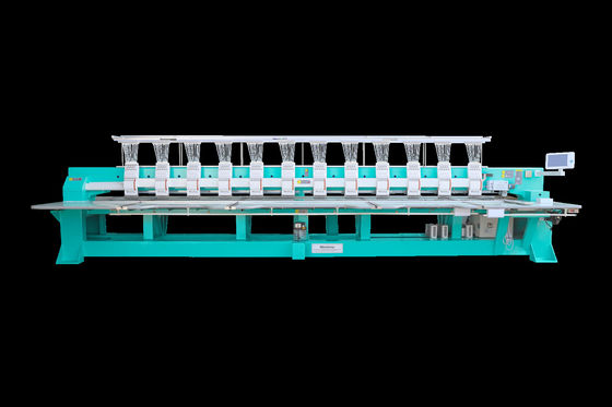 6 Color Flat Embroidery Machine Multi Head With Auto Trimmer Function