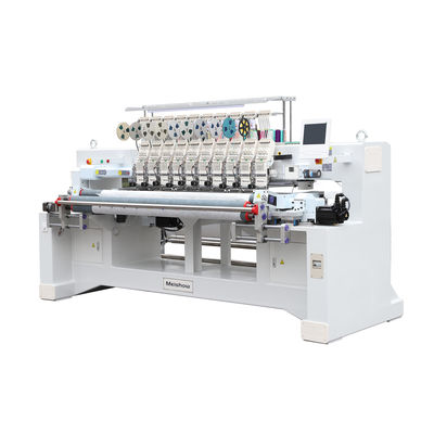10 Heads Quilting Embroidery Machine 6 Needles With Sequin Function