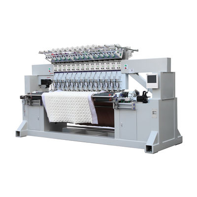 28 Needles Double Sided Quilting Embroidery Machine With Cording Embroidery