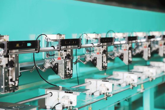9 Needles 18 Head Flat Embroidery Machine High Speed With Titanium Alloy Hook