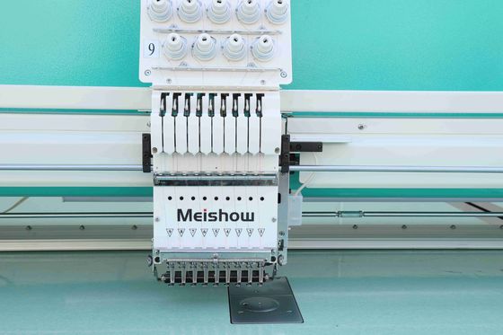 Flat Computerized High Speed Embroidery Machine Custom With 1200RPM Motor Lock Head