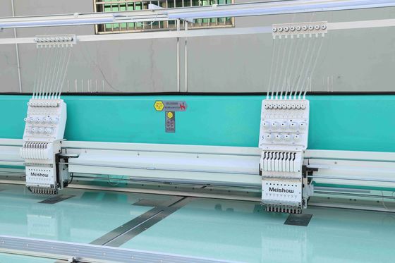 Flat Computerized High Speed Embroidery Machine Custom With 1200RPM Motor Lock Head