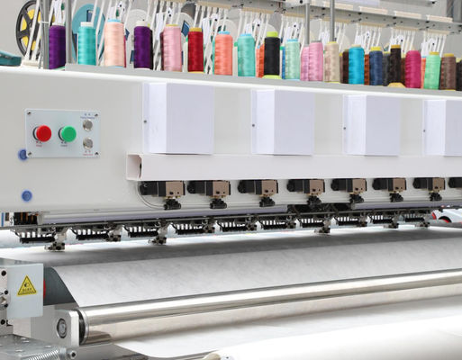 65 Inch Width Fabric Quilting Embroidery Machine With Fixed Single Sequin