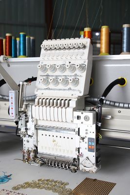 Cording Device Embroidery Machine 9 Needle 6 Head Embroidery Machine High Speed