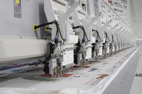 Commercial Sequins Embroidery Machine 15 Head 9 Needles 1 Year Warranty