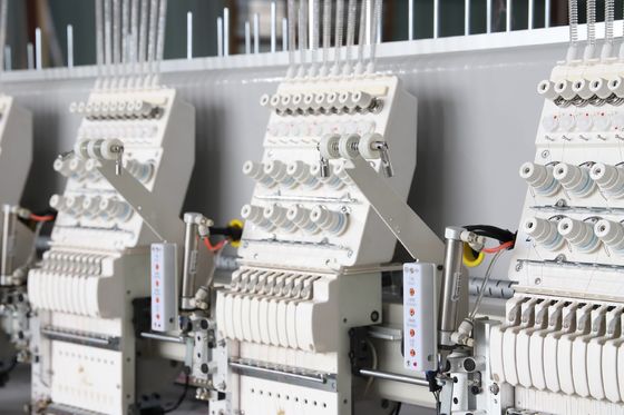 Twin Sequins Embroidery Machine Multi Head For Sequin Attachment Multi Heads
