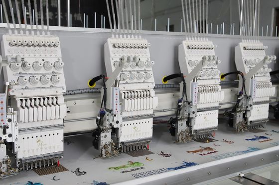 9 Needles Double Sequin Embroidery Machine 20 Head 10.5m*2.3m*1.25m