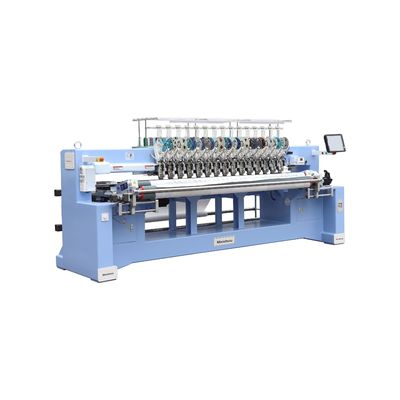 Computerized 15 Head Embroidery Machine 4 Needle With Single Sequin