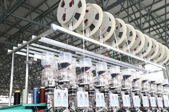 Beads Plus Sequins Quilting Embroidery Machine 20 Head 4 Color Embroidery Machine With Roller