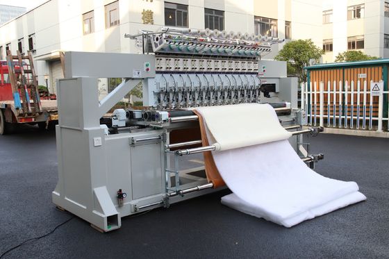 28 Needles Double Sided Quilting Embroidery Machine With Cording Embroidery