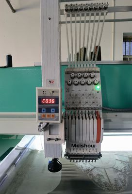 40W-80W Laser Cutting Embroidery Machine 20 Head For 2 Layers Fabric Cutting