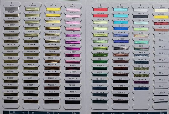 Versatile Metallic Yarns Easy Use For Embroidery Machine