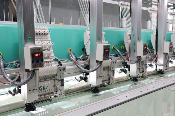 Computerized Laser Cutting Embroidery Machine 15 Heads Cord Embroidery Machine