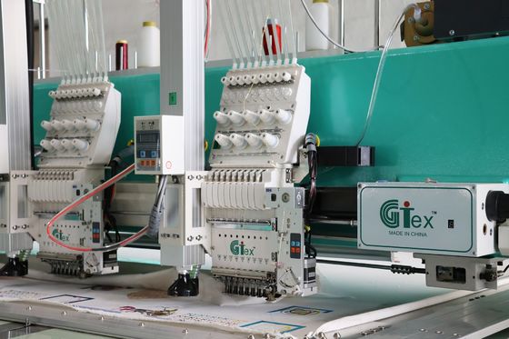 Computerized Laser Cutting Embroidery Machine 15 Heads Cord Embroidery Machine