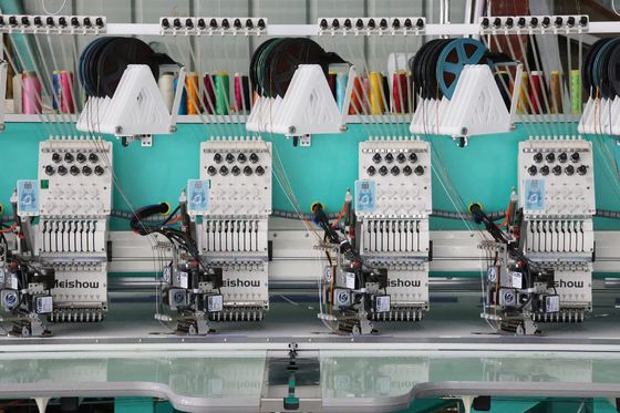 4  Sequins Embroidery Machine 9 Needles Computerized Industrial Embroidery Machine