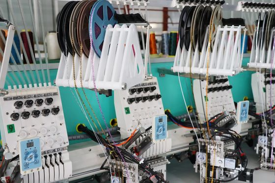 Computer 6 Sizes Sequins Embroidery Machine 9 Needles 20Heads Embroidery Equipment