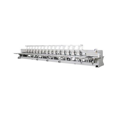 9 Needles Double Sequin &amp; Cording Embroidery Machine 15 Head 1 Year Warranty