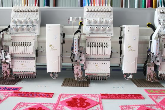 Computerized Towel Embroidery Machine 15 Heads 13 Languages Pro Embroidery Machine