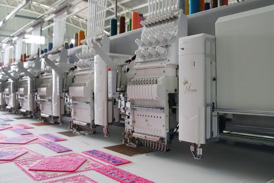 Large Area Embroidery Machine 15 Head 9 Needles Towel Emboidery Machine