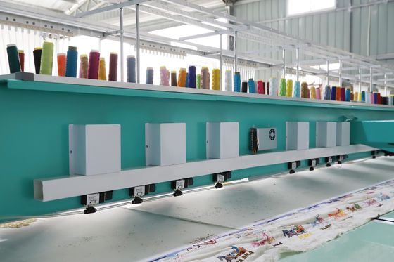Single Sequin Embroidery Computer Machine 15 Needles 10 Heads