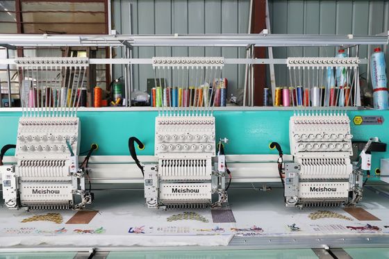 Computer Single Sequin Embroidery Machine 10 Head Customization Area
