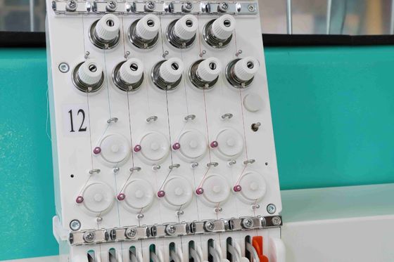 30 Heads 9 Needles Flat Embroidery Machine With Double Cam Single Reciprocator