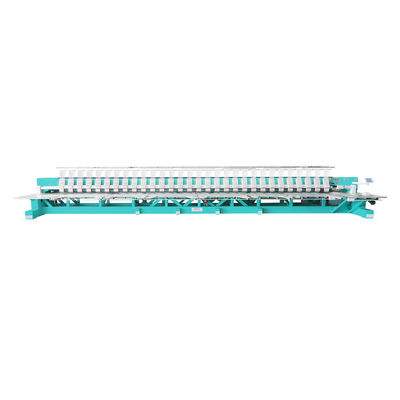 30 Heads 9 Needles Flat Embroidery Machine With Double Cam Single Reciprocator