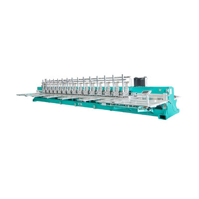 9 Needles Easy Cording Embroidery Machine 15 Heads Laser Cut Embroidery Machine