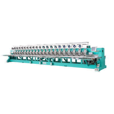 20 Head Embroidery Machine , Multi Color Embroidery Machine 9 Needles with 6 Sequins Device