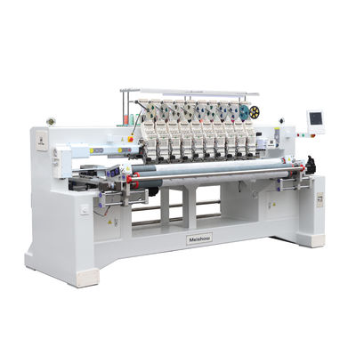 10 Heads Quilting Embroidery Machine 6 Needles With Sequin Function