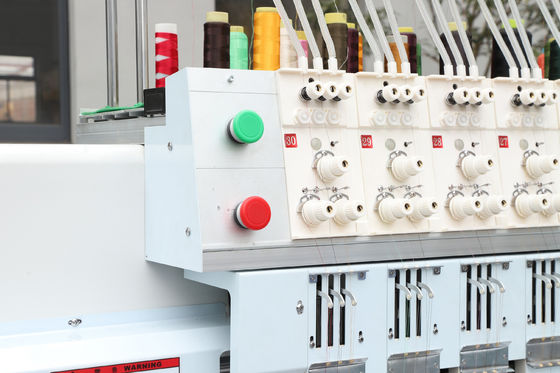 Computer 30 Heads 3 Needle Embroidery Machine Customized Service