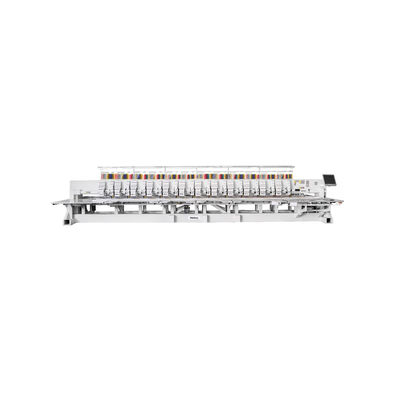 Mixed Ribbon Embroidery Machine 10 Heads Plus 10 Heads Flat Embroidery Machine